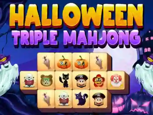 Halloween Triple Mahjong – kostenloses Online-Spiel