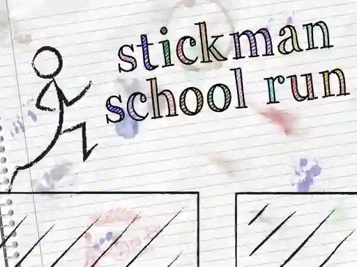 Stickman School Run  — free online game