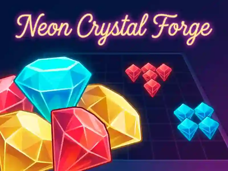 Spil Neon Crystal Forge online