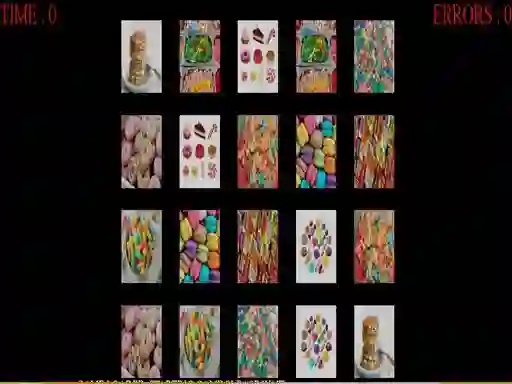 Memorize the sweets — free online game