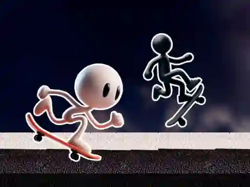 Black and White Stickman — free online game