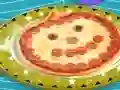Jack O Lantern pizza