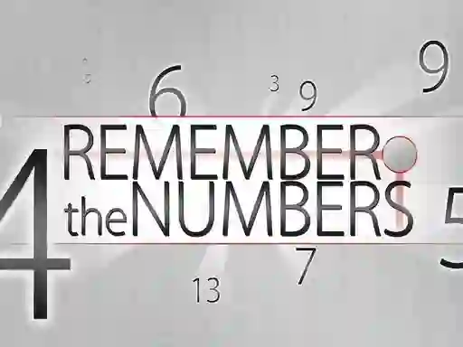 Remember the Numbers — free online game