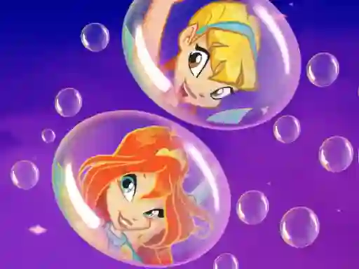 Draw Winx Bubble Path — free online game