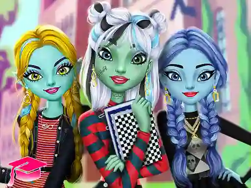 Monster Girls High School Squad — لعبة مجانية اون لاين
