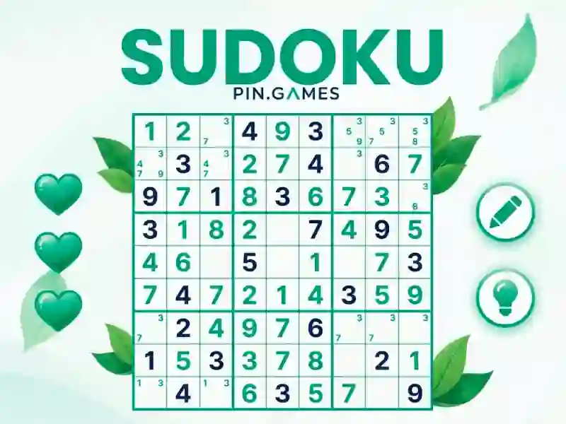 Juego Sudoku - Pin.Games en línea