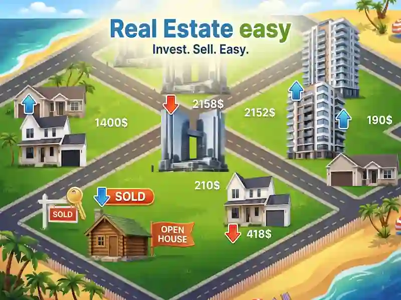 Гульня Real Estate easy онлайн