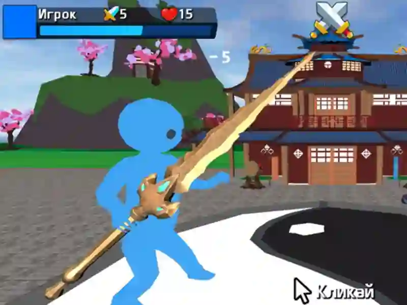 Obby Stickman On Swords