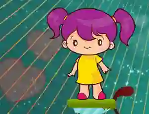 Valentine Girl Jumping — free online game