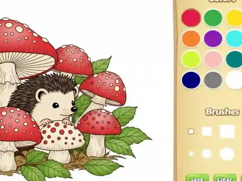 Cartoon Animal Coloring Book for Kids