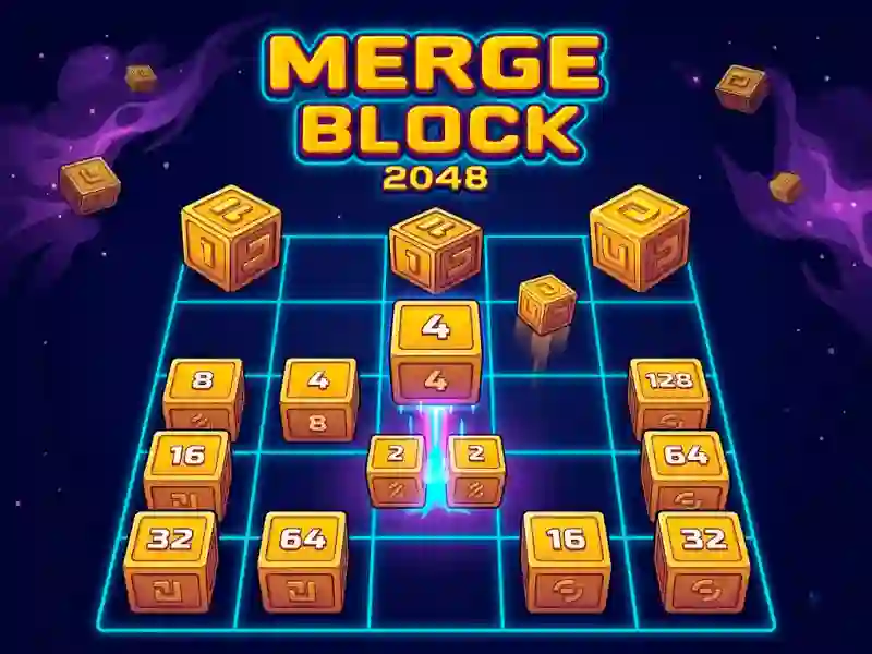 Logħba Merge Block 2048 onlajn