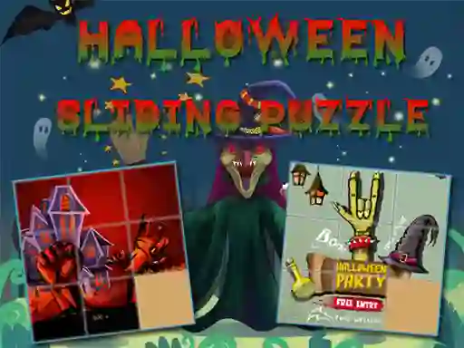 Halloween Sliding Puzzle — free online game