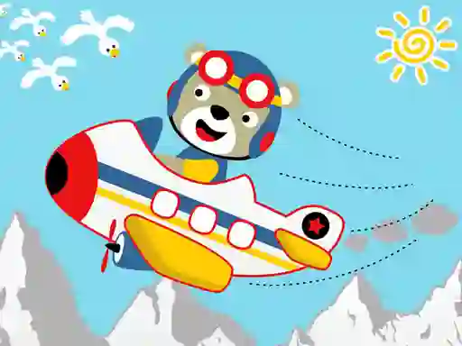 Friendly Airplanes For Kids Coloring — free online game