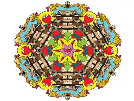 Mandala coloring book for adults and kids — free online game
