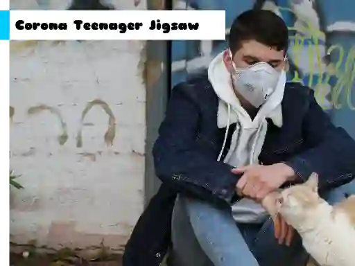Corona Teenager Jigsaw — free online game