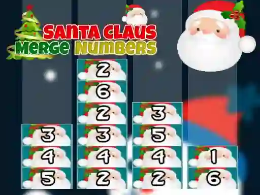 Santa Claus Merge Numbers — free online game