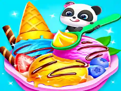 Baby Panda Ice Cream Truck  — free online game