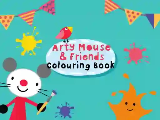 Arty Mouse & Friends Coloring Book — free online game