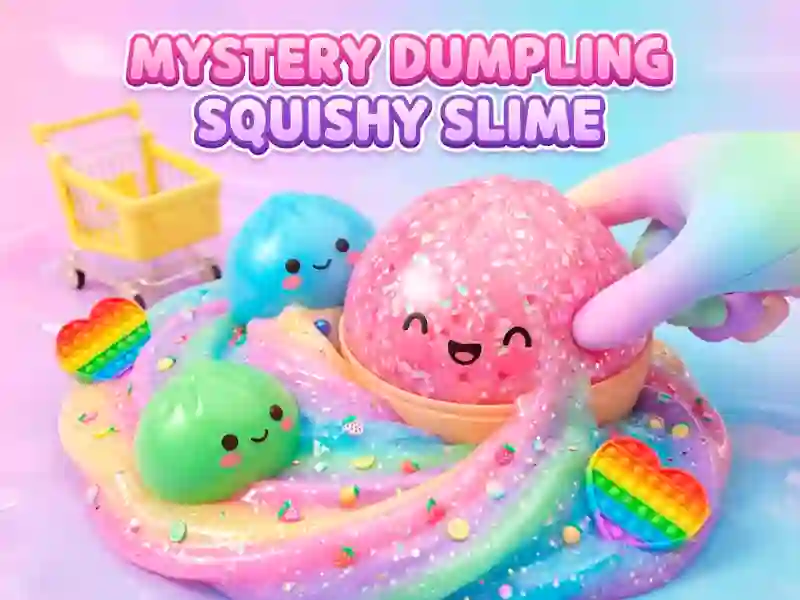 Игра Mystery Dumpling Squishy Slime онлајн