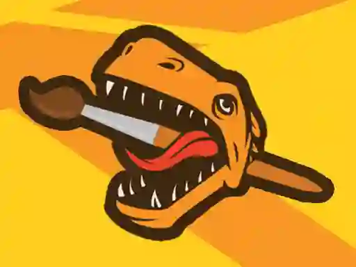 Dinosaur Warrior Coloring — free online game