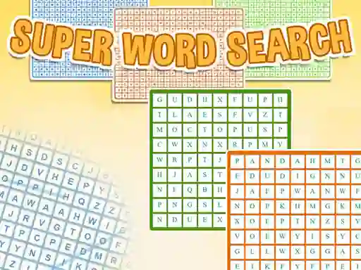 Super Word Search — free online game
