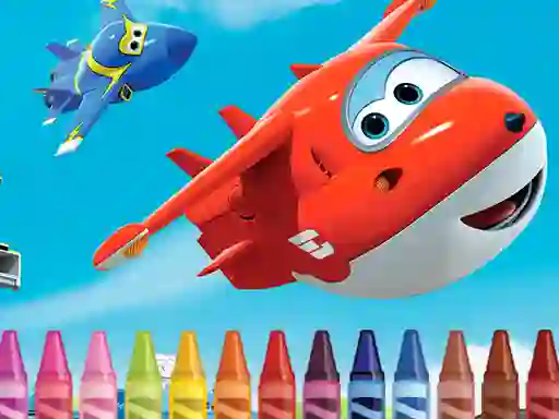 Superwings Coloring — free online game