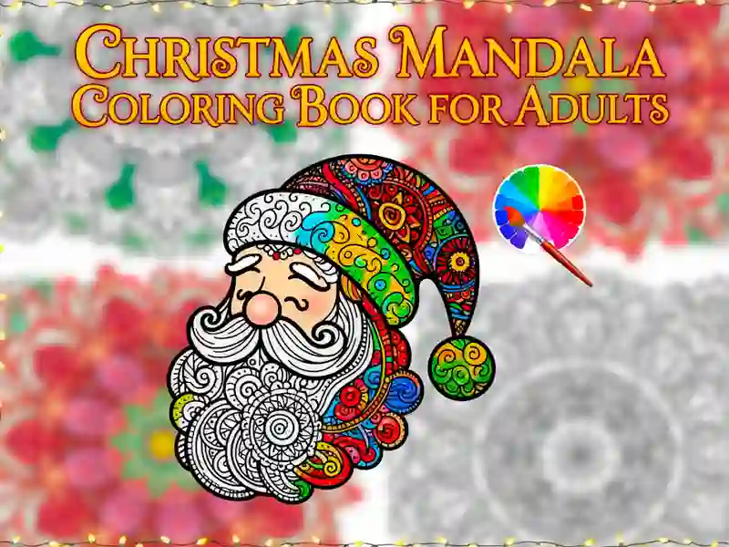 Christmas Mandala Coloring Book for Adults