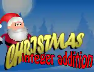Christmas Integer Addition — free online game