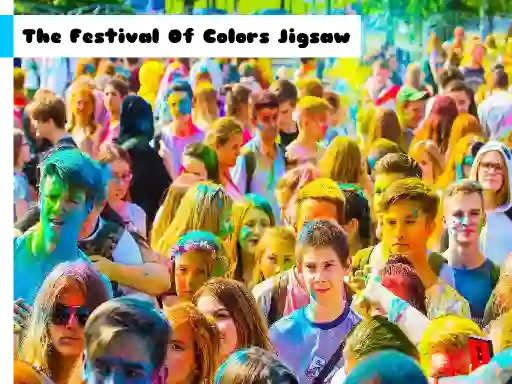 The Festival Of Colors Jigsaw — free online game
