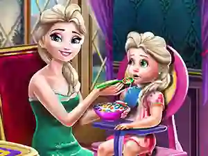 Ice Queen Toddler Feed — free online game