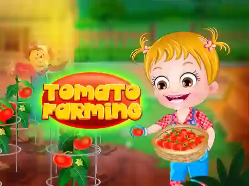 Baby Hazel. Tomato farming — free online game