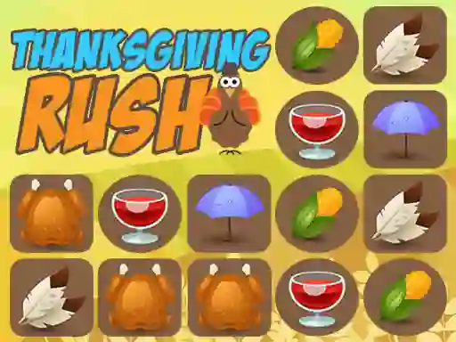 Mchezo Thanksgiving Rush online