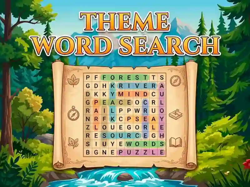 Theme Word Search — безплатна онлайн игра
