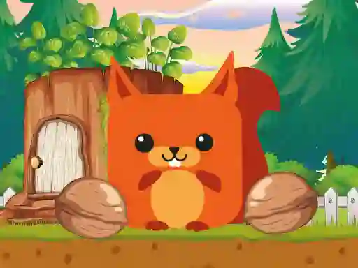 Blocky Squirrel — free online game
