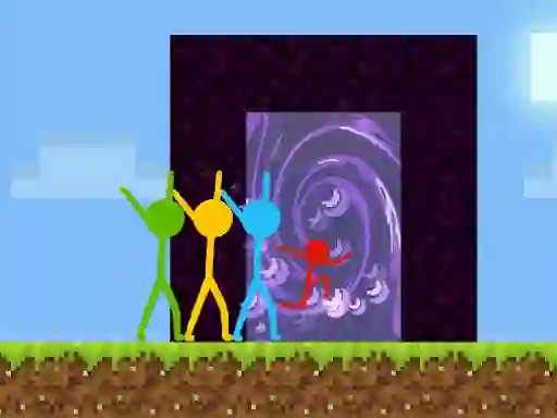 Stickman Parkour Skyland — free online game