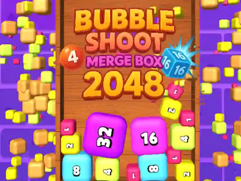 Bubble Shoot Merge Box 2048