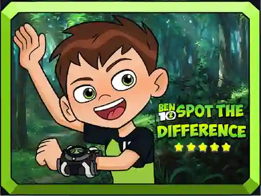 Spel Ben 10 Spot the Difference  online