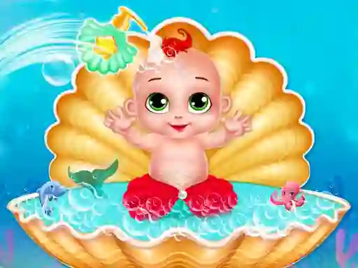 Mermaid Baby Care — free online game