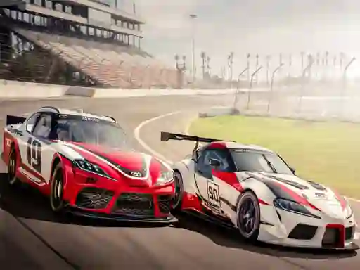 Гульня Racing Car Puzzle онлайн