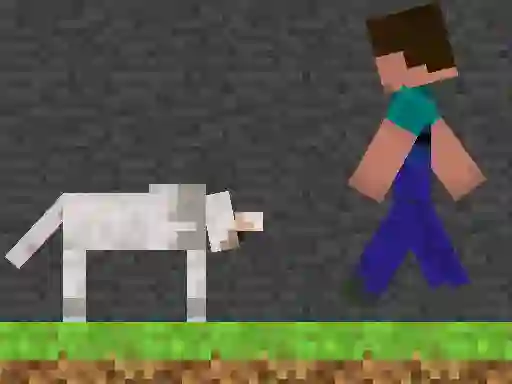 Steve and Wolf — free online game