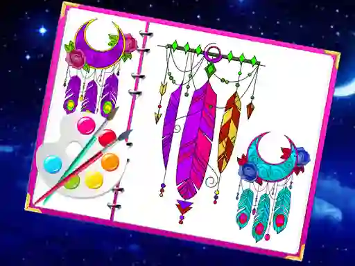 Miraculous Dream Catcher Coloring Book — free online game