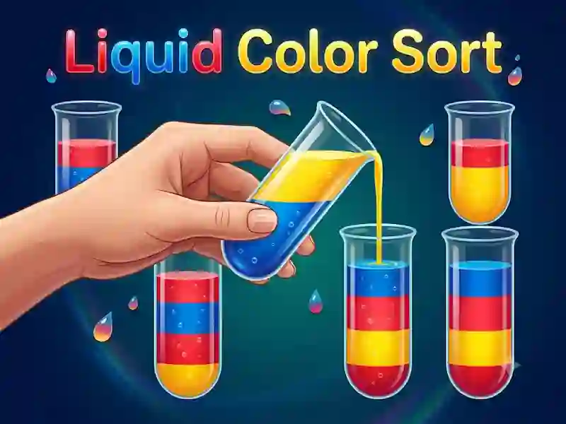 თამაში Liquid Color Sort ონლაინ
