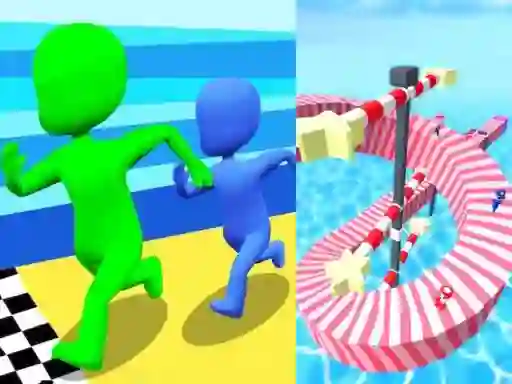 Stickman Races 3D — free online game