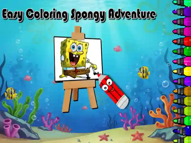 Easy Coloring Spongy Adventure