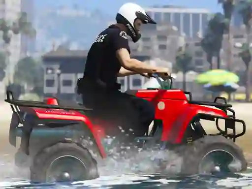 Cartoon ATV Slide — free online game