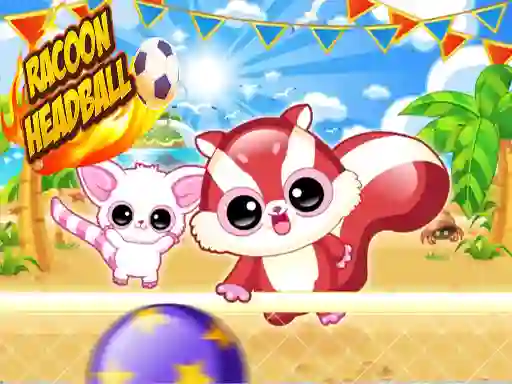 Racoon Headball — لعبة مجانية اون لاين