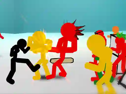 Stickman Street Fighting 3d — free online game
