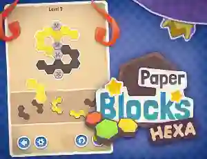 Paper Blocks Hexa — free online game