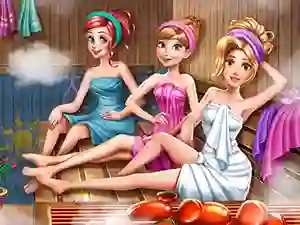 Princesses Sauna Realife — free online game