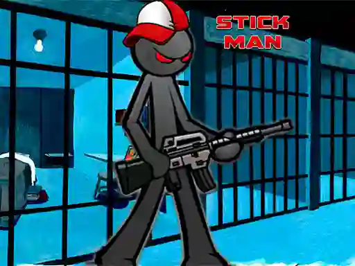 Stickman Adventure Prison Jail Break Mission — free online game